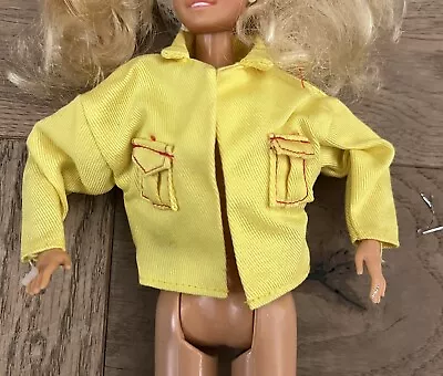 Buy 1980’s Barbie Doll Yellow Jacket Boxy Workwear. Nick Kamen Style Vintage ‘50’s • 6.80£