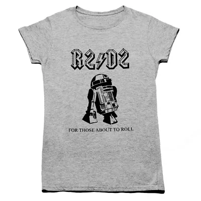 Buy Ladies R2D2 Rock Star Inspired T Shirt Jedi Sith Wars Vintage Retro Womens Kids • 18.99£