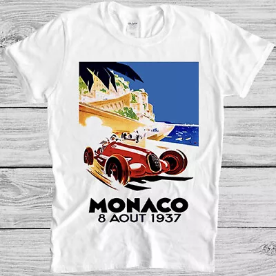 Buy Monaco Grand Prix Race 1937 Auto Racing Meme Joke Funny Gift Tee T Shirt M1193 • 6.35£