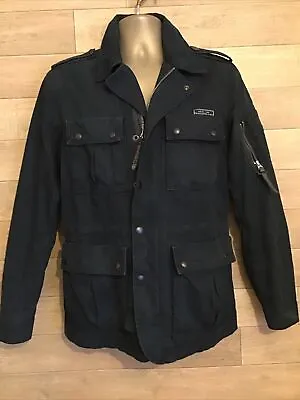 Buy DIESEL ONLY THE BRAVE MILITARY FADED BLACK FIELD JACKET Size Small • 29.95£