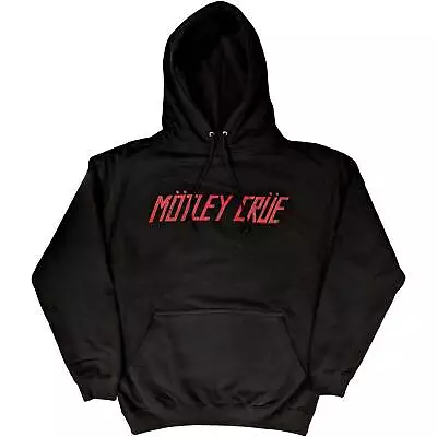 Buy Motley Crue Unisex Pullover Hoodie: Distressed Logo OFFICIAL NEW  • 37.89£