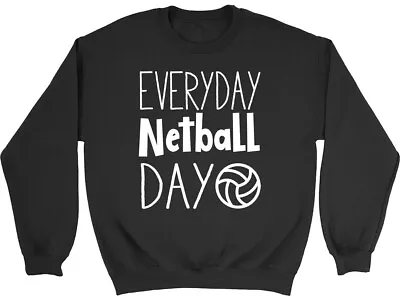 Buy Everyday Netball Day Kids Childrens Jumper Sweatshirt Boys Girls • 12.99£