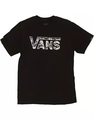 Buy VANS Boys Classic Fit Graphic T-Shirt Top 8-9 Years Small  Black Cotton BD04 • 11.12£