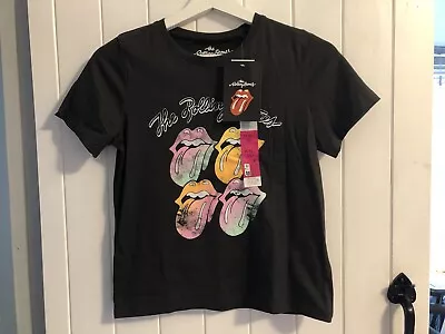 Buy New Primark The Rolling Stones Girls Age 11-12 Official Band Merch T Shirt Top • 10£