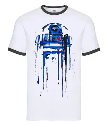 Buy Banksy R2D2 T Shirt For Star Wars Fans Film Movie Gift Funny • 8.99£