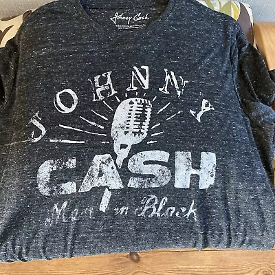 Buy Johnny Cash T Shirt Large • 0.99£