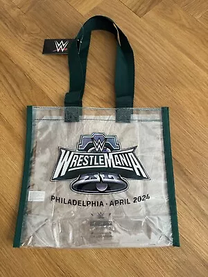 Buy WWE WrestleMania 40 XL Stadium Bag Tote - Rare Exclusive Merch W/ VIP Ticket WWF • 59£