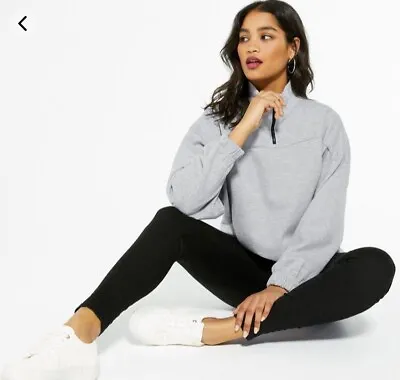 Buy Ladies Stunning Urban Bliss New Look Grey Sweater Jumper Size L New 🖤 Xmas • 5£