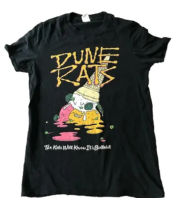 Buy Dune Rats The Kids Will Know Its Bullshit Black Punk Rock T Shirt Size Small • 7£
