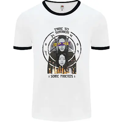 Buy Time To Summon Some Friends Ouija Board Mens Ringer T-Shirt • 12.99£
