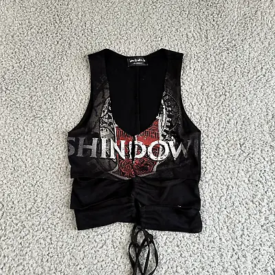 Buy Shinedown X I Am Koko La Reworked T Shirt Women's Large Black Sleeveless • 26.89£