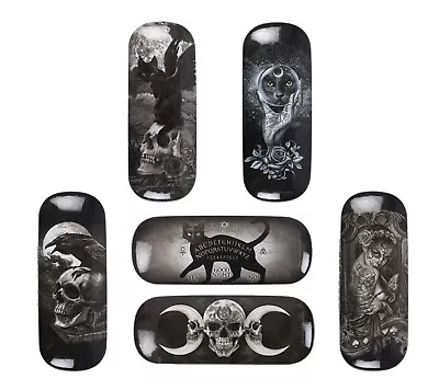 Buy Alchemy Gothic Hard Shell Glasses Case & Lens Cloth,Poe, Black Cat, Dark Goddess • 10.27£