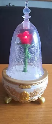 Buy Disney Beauty And The Beast Enchanted Rose Musical Light Up Jewellery Box • 14.99£