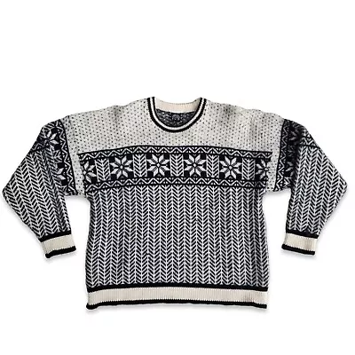 Buy Skjaeveland Norway 100% New Wool Fishermen Sweater Sweatshirt Norwegian Vintage • 67.55£