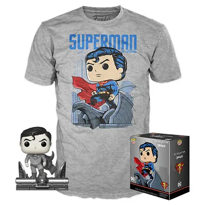 Buy Funko Pop! Dc Super Villains Jim Lee Figure & T-Shirt Superman L Official Merch • 40.99£