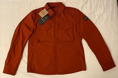 Buy Mens Belstaff Command Overshirt Jacket Size XL (P2P23 ) Red Ochre BNWT RRP £250 • 151£