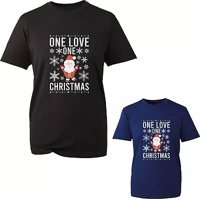 Buy One Love One Christmas T-Shirt Santa Claus Christmas Love Xmas Holiday Party Top • 11.99£