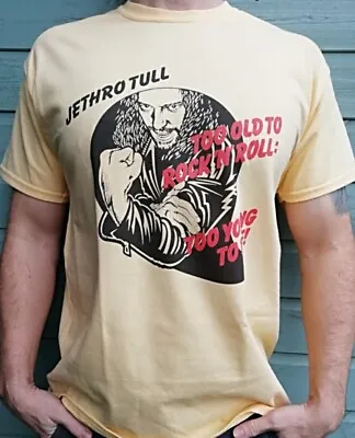 Buy Jethro Tull Too Old To Rock T Shirt Folk Prog Rock Music Steeleye Span Yes V069 • 13.45£