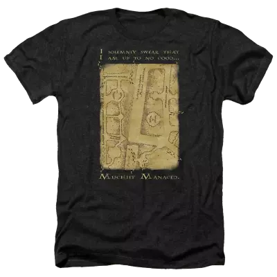 Buy Harry Potter Marauders Map Interior Words Men's Heather T-Shirt • 27.40£