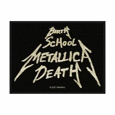 Buy METALLICA Birth School Metallica Death 2021 WOVEN SEW ON PATCH Official Merch • 1.99£