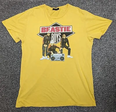 Buy Vintage Early 00s Beastie Boys T-shirt Yellow Large Made In USA • 38£