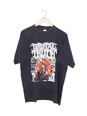 Buy Vintage 1993 Brutal Truth  Perpetual Conversion  Metal Band T-Shirt • 229.90£