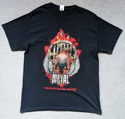 Buy BNWOT HRH Metal 'St Valentines Day Metal Meltdown' Size Large Black T-shirt  • 12.99£