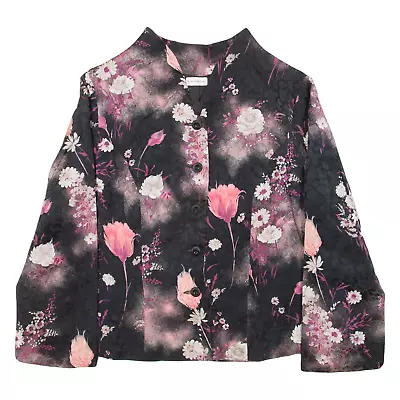 Buy Womens Jacket Black Floral L • 28.99£