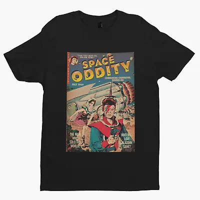 Buy David Bowie Space Oddity Comic T-Shirt - Music Retro 70s 80s Cool Rebel Zigzag • 10.79£