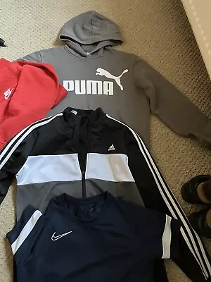 Buy Nike Adidas Puma Hoodies Top And Track Jacket Ages 14-16 Sizes Mixed • 25£