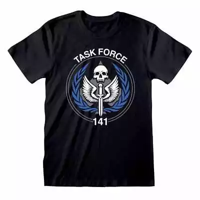 Buy Call Of Duty: MW2 - Task Force 141 Unisex Black T-Shirt   (Black) • 9.99£
