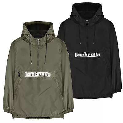Buy Mens Lambretta Classic Scooter Overhead Showerproof Hooded Jacket Sizes S To 4XL • 36.99£