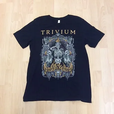 Buy Trivium Skelly Frame Metal Music Band T Shirt - Size Large • 15£