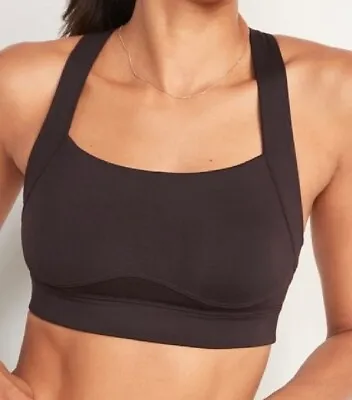 Buy New Old Navy Sports Bra High Impact Active So Dry Racer Back Wireless Plus Sz 3x • 28.41£