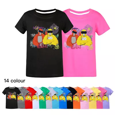 Buy Kids Gorilla Tag T Shirt Double Printed Short Sleeve T-Shirt Cotton Tee Top Gift • 8.99£