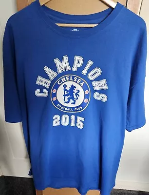 Buy Chelsea Champions 2015 T-Shirt - Size 3XL - Used But In Very Good Condition • 5£