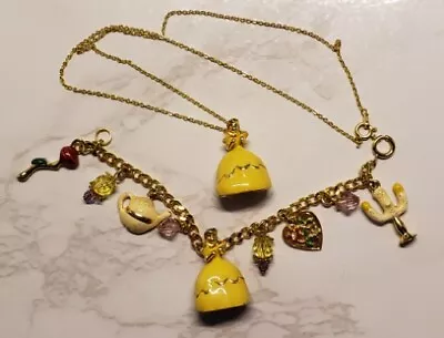 Buy Beauty And The Beast Jewelry Set (Necklace And Bracelet) • 28.34£