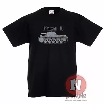 Buy Panzer 2 World War 2 Children's Tank T-shirt Ww2 World Of Tanks Fully Printed • 9.99£