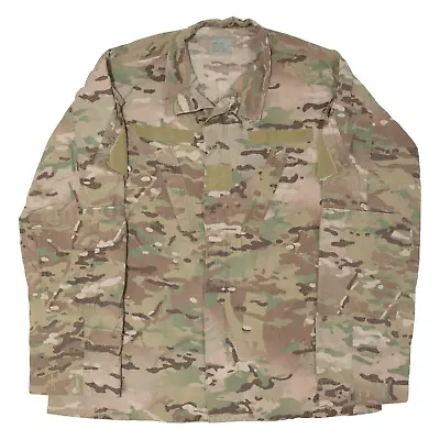 Buy WARMKRAFT INC Woodland Long Mens Military Jacket Green Camouflage L • 6.99£