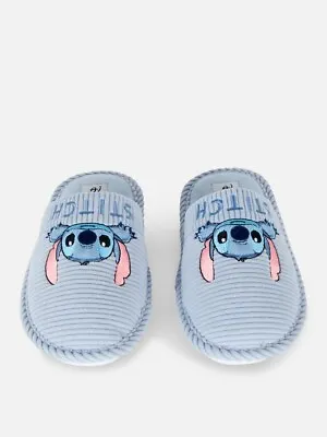 Buy Disney Lilo & Stitch Embroidered Fuzzy Slippers - Size 'M' 5-6 -  Primark - BNew • 9.99£