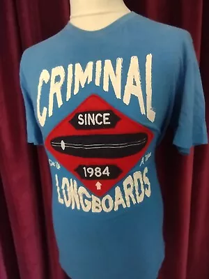 Buy Vintage XL 'Criminal' Tee Shirt Good Condition • 6.99£