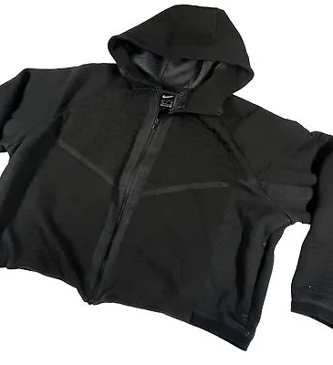 Buy Nike NSW Tech Fleece Windrunner Hoodie Women’s Sz XL Black Oversized Crop • 33.63£