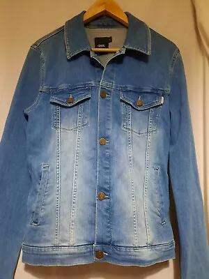 Buy Asos Boyfriend Trucker Jacket Size 10 Denim Jacket With Pockets And Stretch • 12.99£
