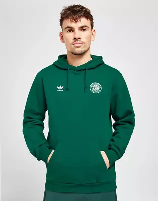 Buy New Official Celtic Adidas Originals Hoody Jumper Green • 59.95£