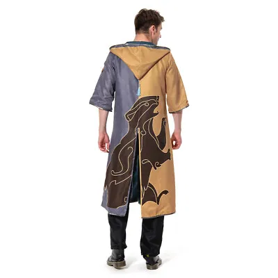 Buy Hogwarts Legacy - Hufflepuff Cosplay Costume Outfits Halloween Party Suit Robe • 32.26£