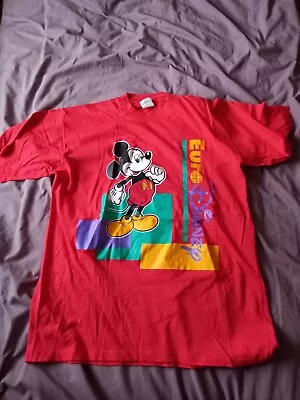 Buy Euro Disney Mickey Mouse 1992 T-shirt • 25£