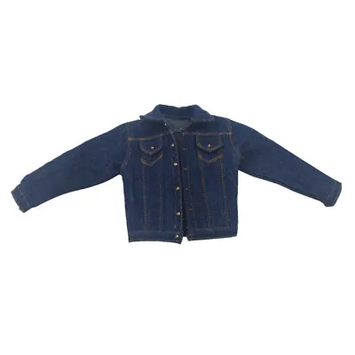 Buy 1/6 Scale Male Clothings Jean Jacket Coat For 12 INCH Action Figure • 15.42£