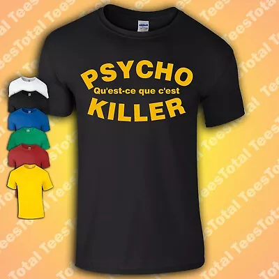 Buy Psycho Killer Qu'est-ce Que C'est T-Shirt | Talking Heads | David Byrne • 16.99£
