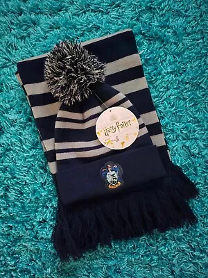 Buy Kids Harry Potter RAVENCLAW  Set Hat&Scarf One Size New • 19.99£