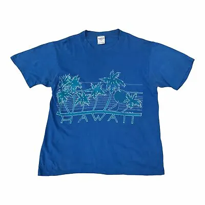 Buy 1985 Vintage POLY TEES HAWAII T Shirt Medium | Single Stitch USA • 28.44£